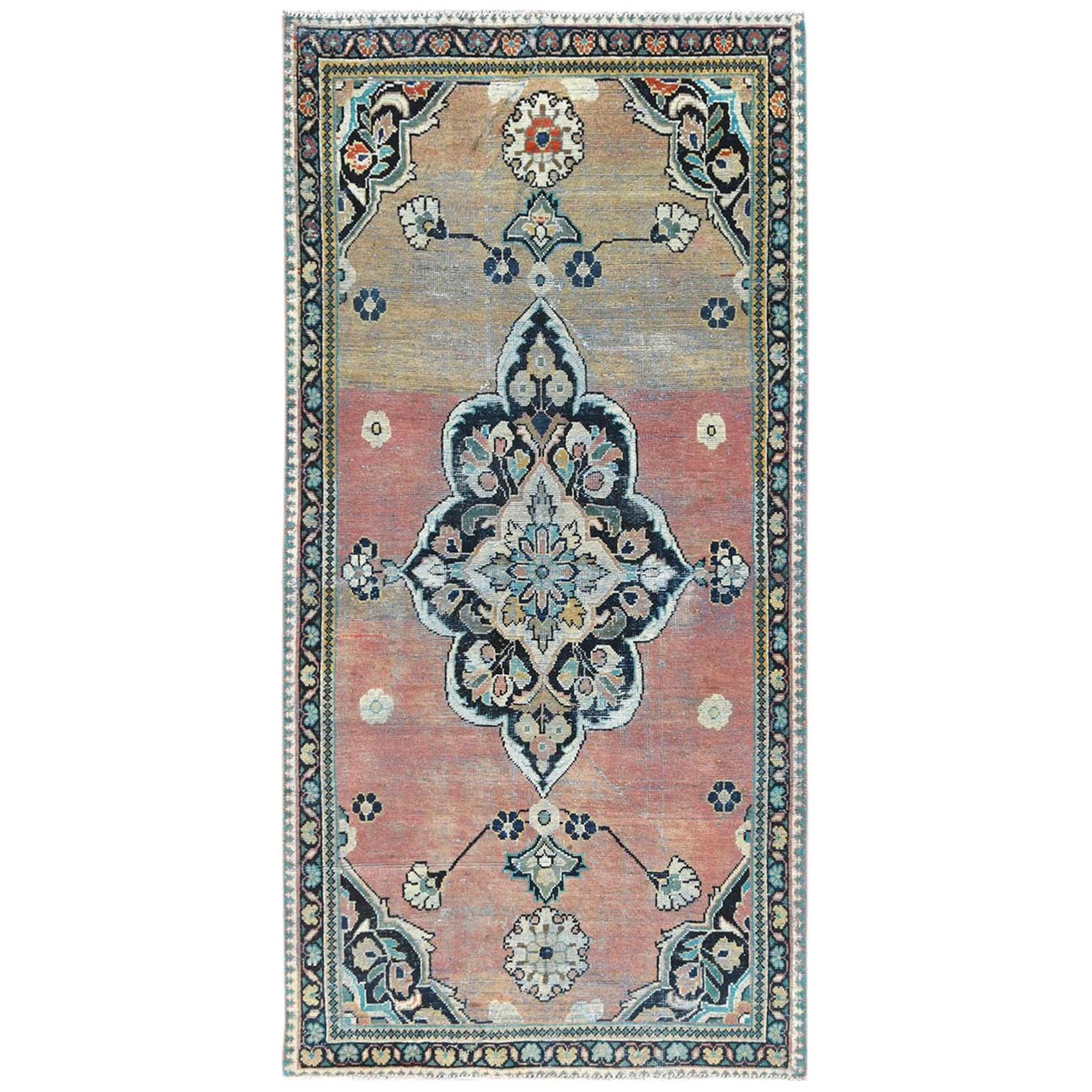 Overdyed & Vintage Rugs LUV730899